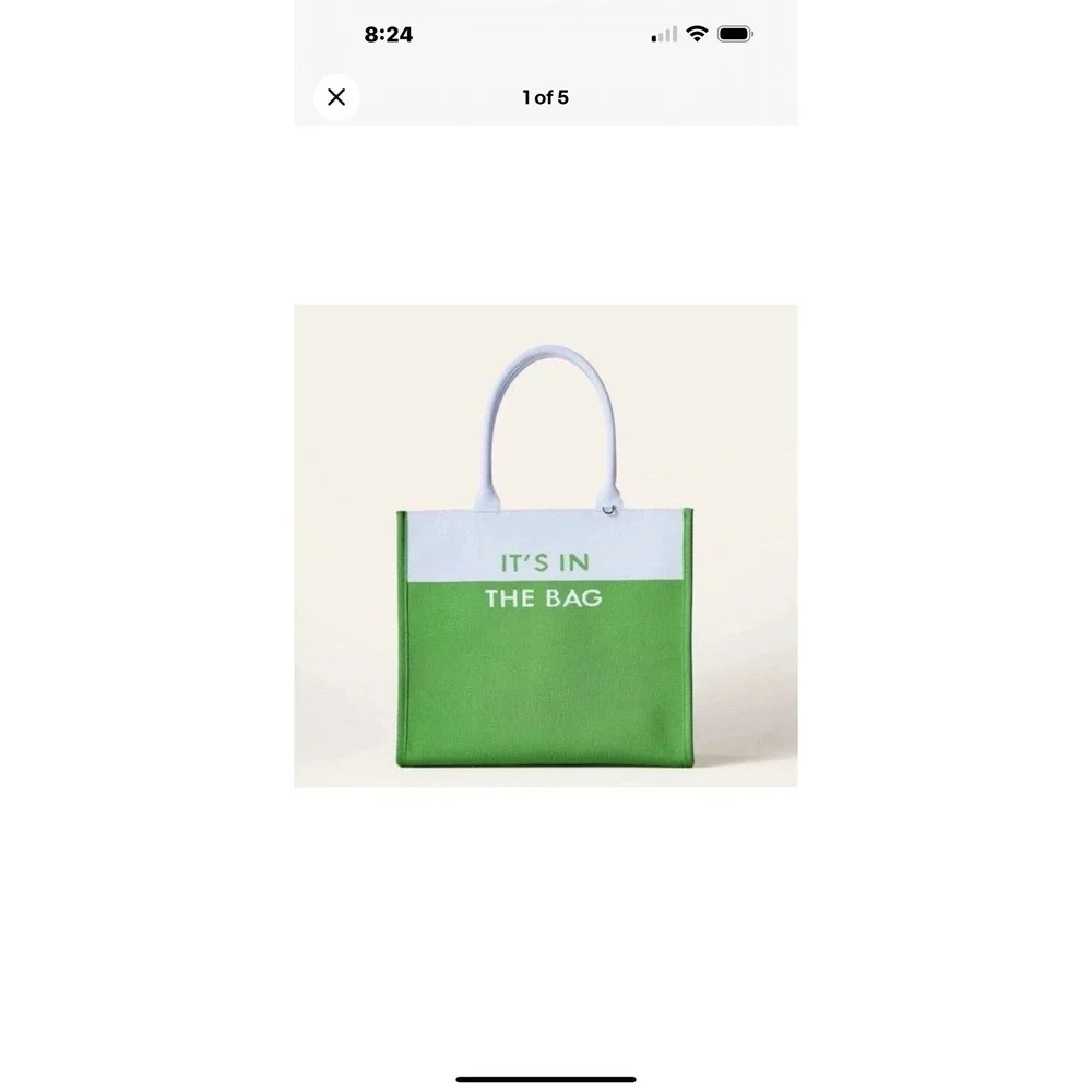 NEW Knit Tote‎ kate spade ny x Target Green/light